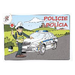Omaľovánka A5 Polícia